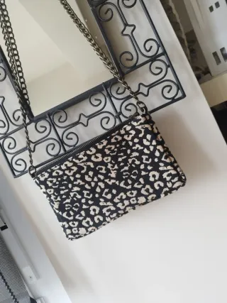 Bolso Nicoli estampado animal print