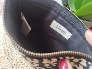 Bolso Nicoli estampado animal print