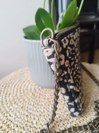 Bolso Nicoli estampado animal print