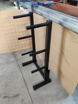 Rack Doble para Discos de Pesas