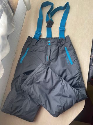Pantalones de esquí para niño con tirantes