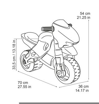 FEBER - Motofeber 2 Racing Red, Correpasillo de Color Rosa con Casco y Ruedas Anchas para Estabilidad y protección, Uso Dentro o Fuera de casa, para niño o niña de 3 a 5 años, Famosa (800008171)