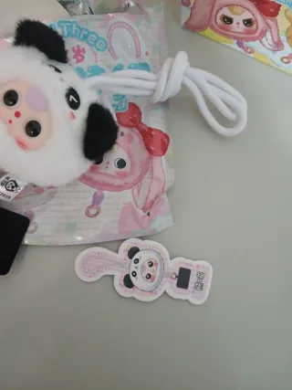 Baby Three cordino portacellulare panda