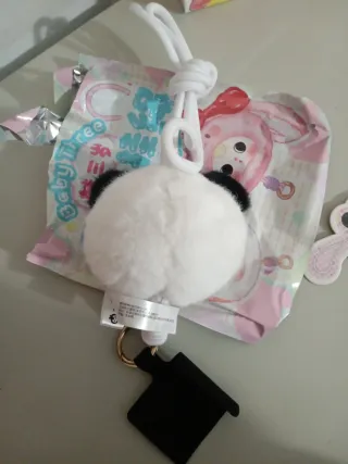 Baby Three cordino portacellulare panda