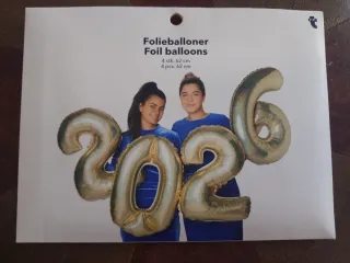 Palloncini Numeri 2026 Oro