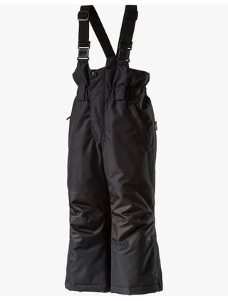 Pantalones de esquí negros con tirantes