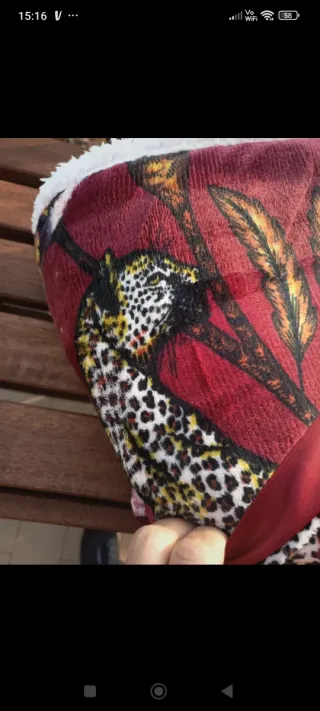 Coperta pile double face fantasia