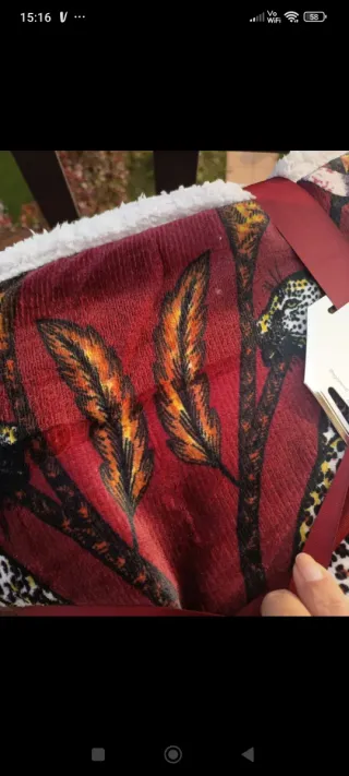 Coperta pile double face fantasia