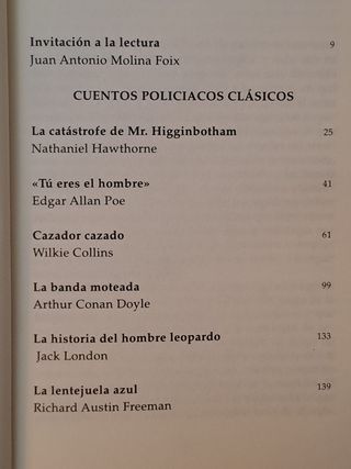 Cuentos policiacos clásicos