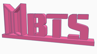 51.Cartel decorativo BTS