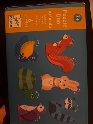 Puzzle Duo Articulo Djeco 6 Puzzles