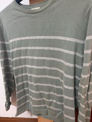 Jersey Springfield Rayas Talla L Verde