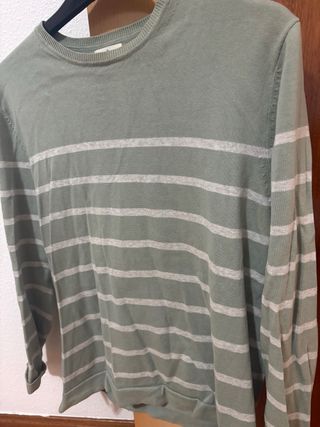 Jersey Springfield Rayas Talla L Verde