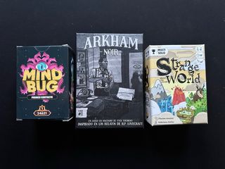 Lote 3 Juegos:Arkham Noir, Mind Bug, Strange World