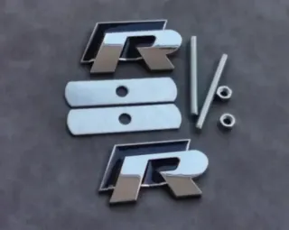 Vw Golf Scirocco R Logo Parilla y Emblema Maletero