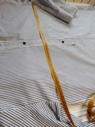 Camisa Zara rayas popelín