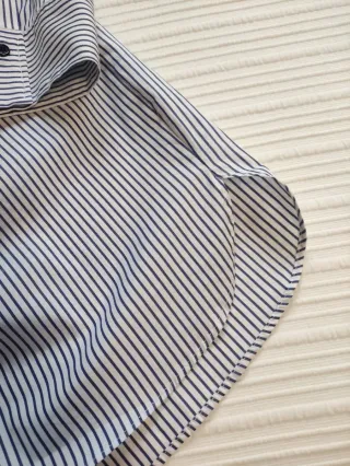 Camisa Zara rayas popelín