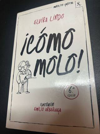 Libro ilustración de Manolito Gafotas “como molo”