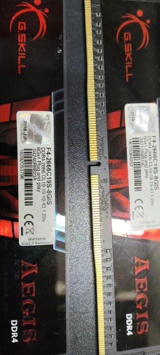 2x 8GB G.SKILL DDR4 2666MHz RAM