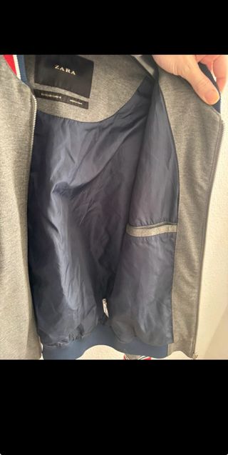 Chaqueta Zara Retro Gris