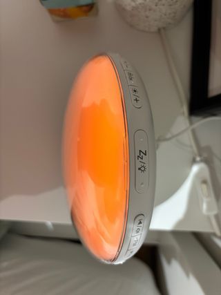 Radio despertador simulador luz amanecer/atardecer