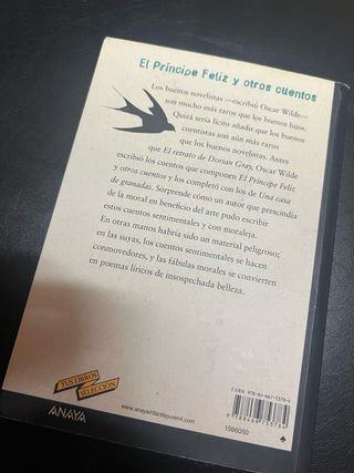 Libro de Oscar Wilde