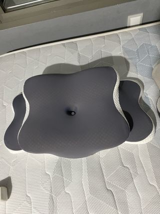 2 Almohadas Cervicales Gris y Blanco