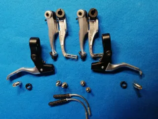 Lote Manetas y Frenos V-Brake peso 400 grs C-STAR