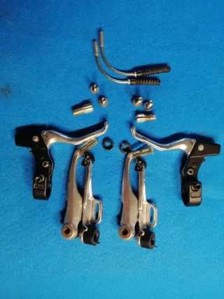 Lote Manetas y Frenos V-Brake peso 400 grs C-STAR