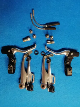 Lote Manetas y Frenos V-Brake peso 400 grs C-STAR