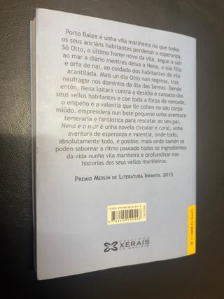 Libro Nena e o mar de Érica Esmoris