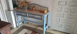 Recibidor/Entradita Azul y Marrón