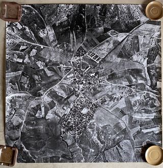 Lote de 5 Fotos Aéreas grandes de TAF 1968