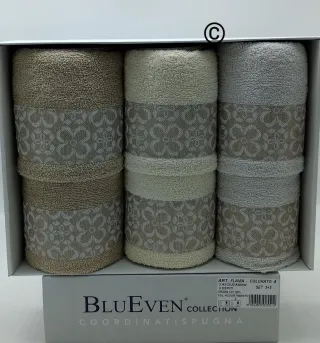 Set 6 Asciugamani BluEven Collection