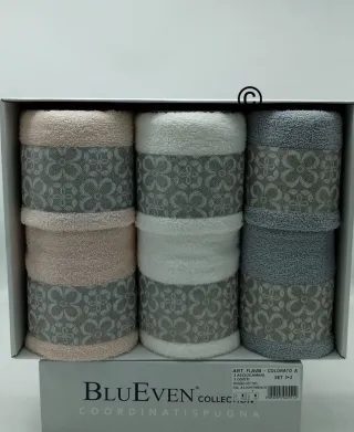 Set 6 Asciugamani BluEven Collection