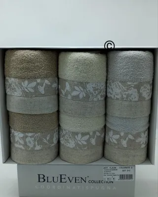 Set 6 Asciugamani BluEven Collection
