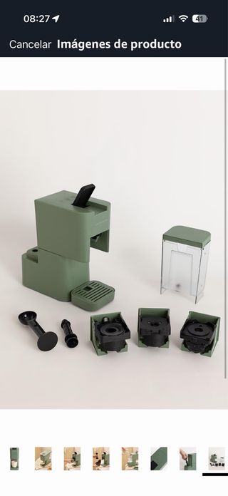 Cafetera Multicápsulas Verde