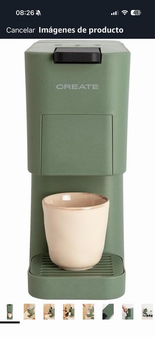 Cafetera Multicápsulas Verde