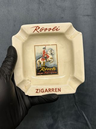 Posacenere vintage Rössli Zigarren