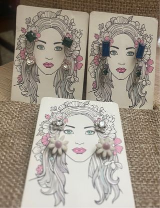 Conjunto de Joyas con Piedrecitas