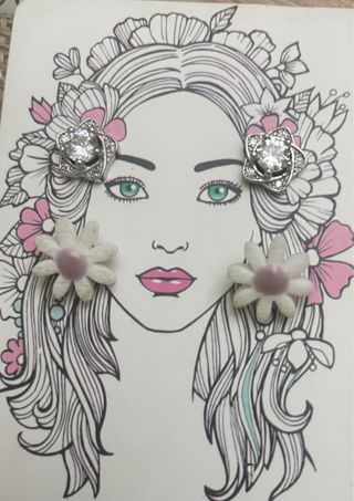 Conjunto de Joyas con Piedrecitas