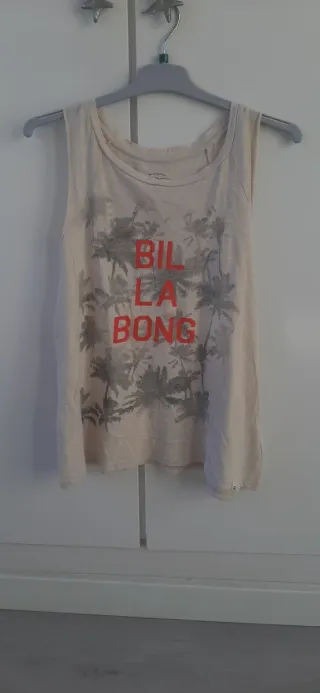 Camiseta tirantes Billabong palmeras