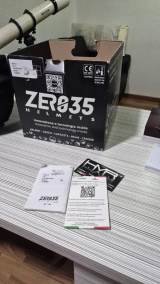 Casco Esquiar  Zer035 Negro Talla L con Visera y g