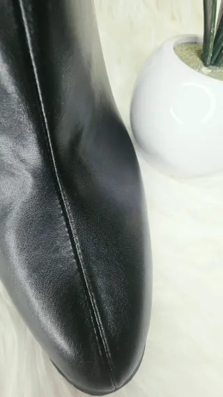 Botines piel Zara tacón aguja