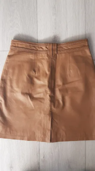 Falda Pepe Jeans de piel marrón