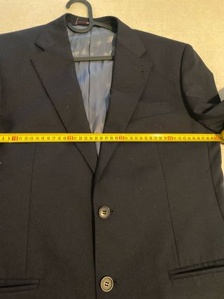 Traje de fiesta azul Cortefiel