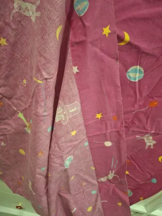 Lenzuolo per culla con stelle e pianeti