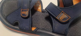 Chancletas Estel Azul y Naranja