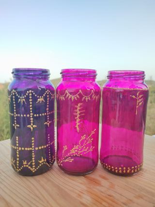 Farolillos morunos hechos a mano