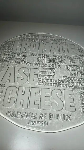 Piatto Formaggi Royal Krona in Vetro Vintage